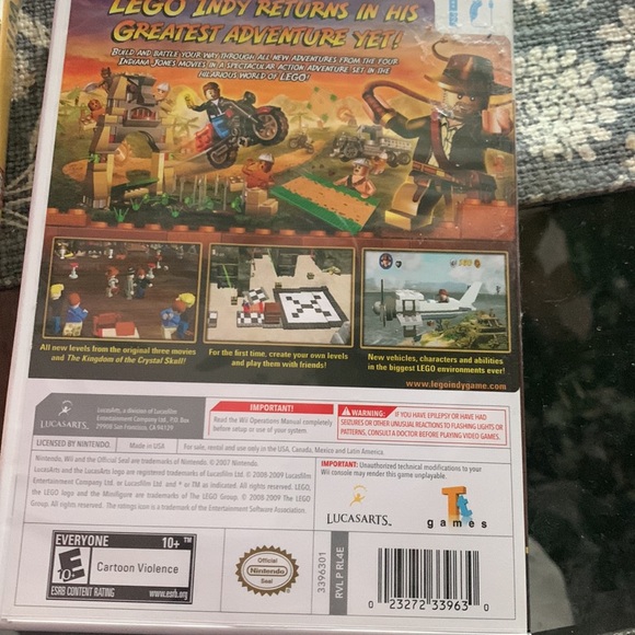 🔵 Wii Indiana Jones set of 2 - Picture 6 of 9